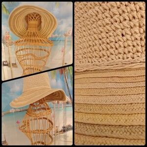 Hat COPY - Adorable Floppy Straw Hat